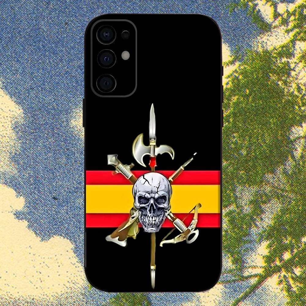 

Spanish Legion Phone Case For Samsung S25,S24,S21,S22,S23,S30,Ultra,S20,Plus,Fe,Lite,Note,10,9,5G Black Cover Samsung S20fe