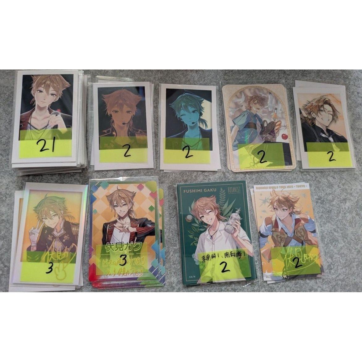 Used Nijisanji Fushimi Gaku Cheki *2nd picture available