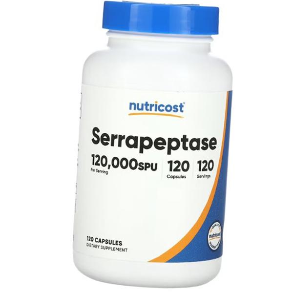 

Серрапептаза, Serrapeptase 120000, Nutricost 120капс (72647022) 120caps