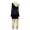 2022 European & American Style Sexy Long-Sleeve Drawstring Hollow Slim Dress