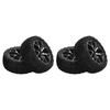 4Pcs RC   Tires Strong Aluminum Alloy Remote Control Car Accessories for 1Celsius10 Flat Sports Cars