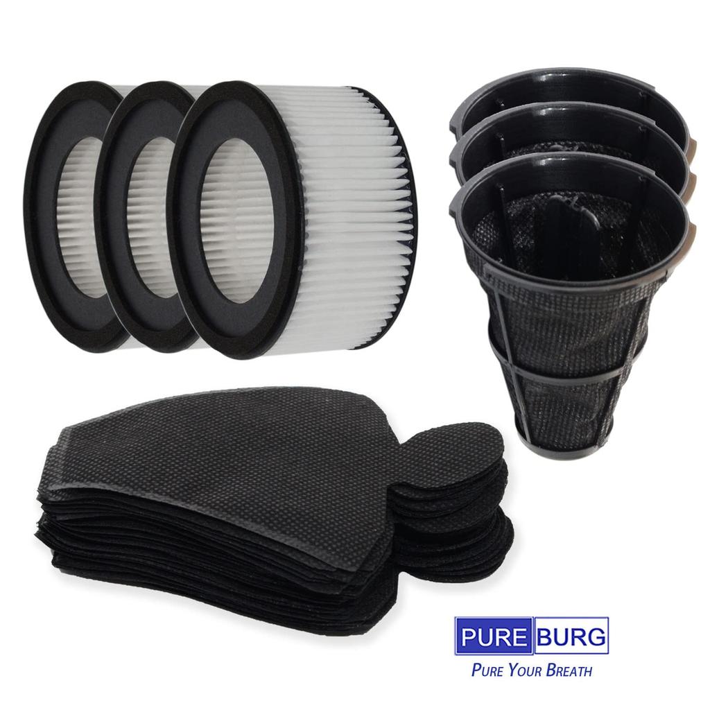 PUREBURG Filter Staubsammelfilter Futonreiniger Futonstaubsauger Silberionen-Abluftfilter Staubsauger-Staubsammelfilter Super
