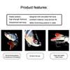 10cm/18g Esca da Pesca 12 Colori Multi-Segmenti Articolata Bionica Esca Artificiale Wobbler Affondanti Pesca