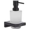 Addstoris Liquid Soap Dispenser Black Glass 41745670