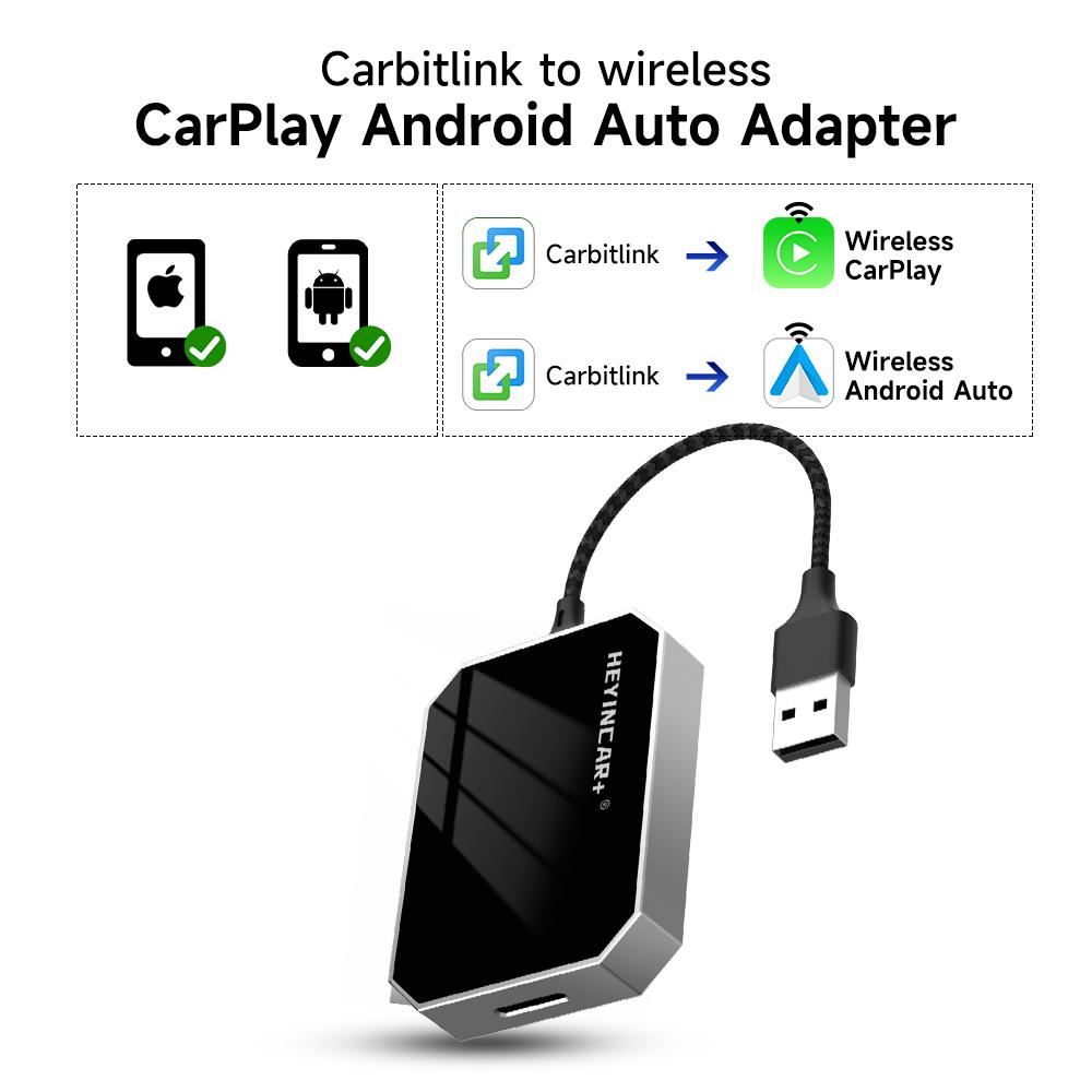 

Новый HEYINCAR для Jetour X70 X95 X90 Dashing carbitlink easyconnect адаптер CarPlay Android Auto беспроводной Waze И Google Map H-Link
