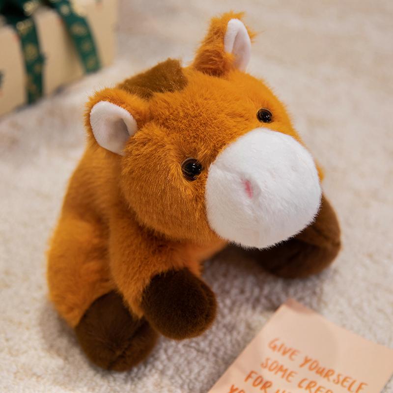 35CM Lovely Soft Animal Doll Cute Sloth Koala Raccoon Panda Capybara Horse Plush Toy Kawaii Birthday Gift