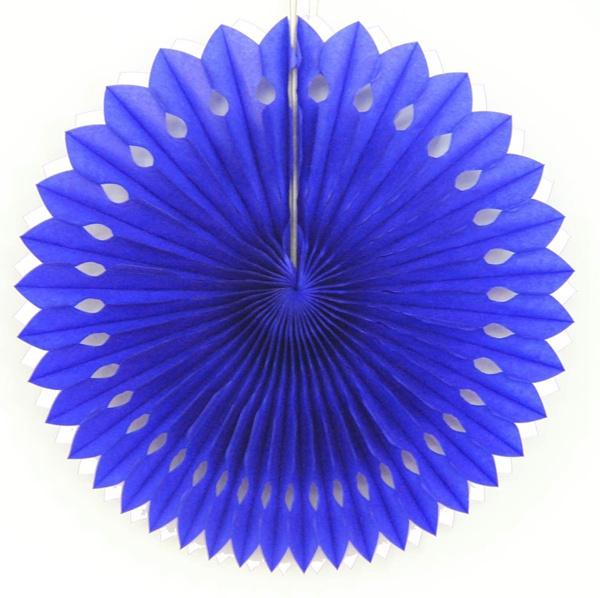 5pcs 25cm Tissue Paper Cut-out Paper Fans Pinwheels Hanging Flower Paper Crafts for Showers