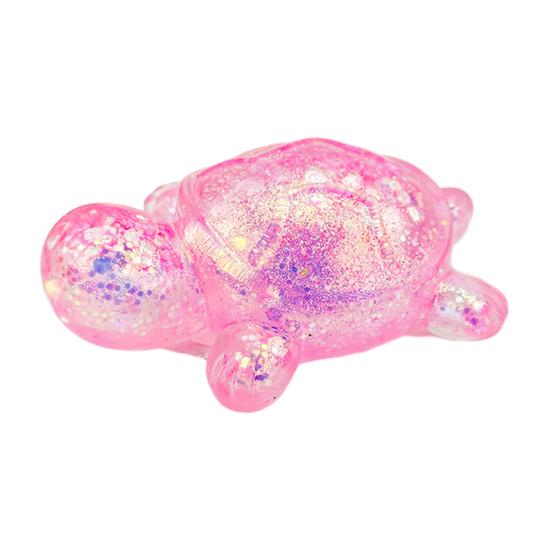 Glitter Cartoon Animal Sensory Fidget Toy for Adults Kids Cute Pig Duck Turtle Squeeze Toy for Stress Relief Easter Basket