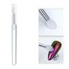 Professional Nail Art Silicone Brush for Easy Application of Mirror Powder