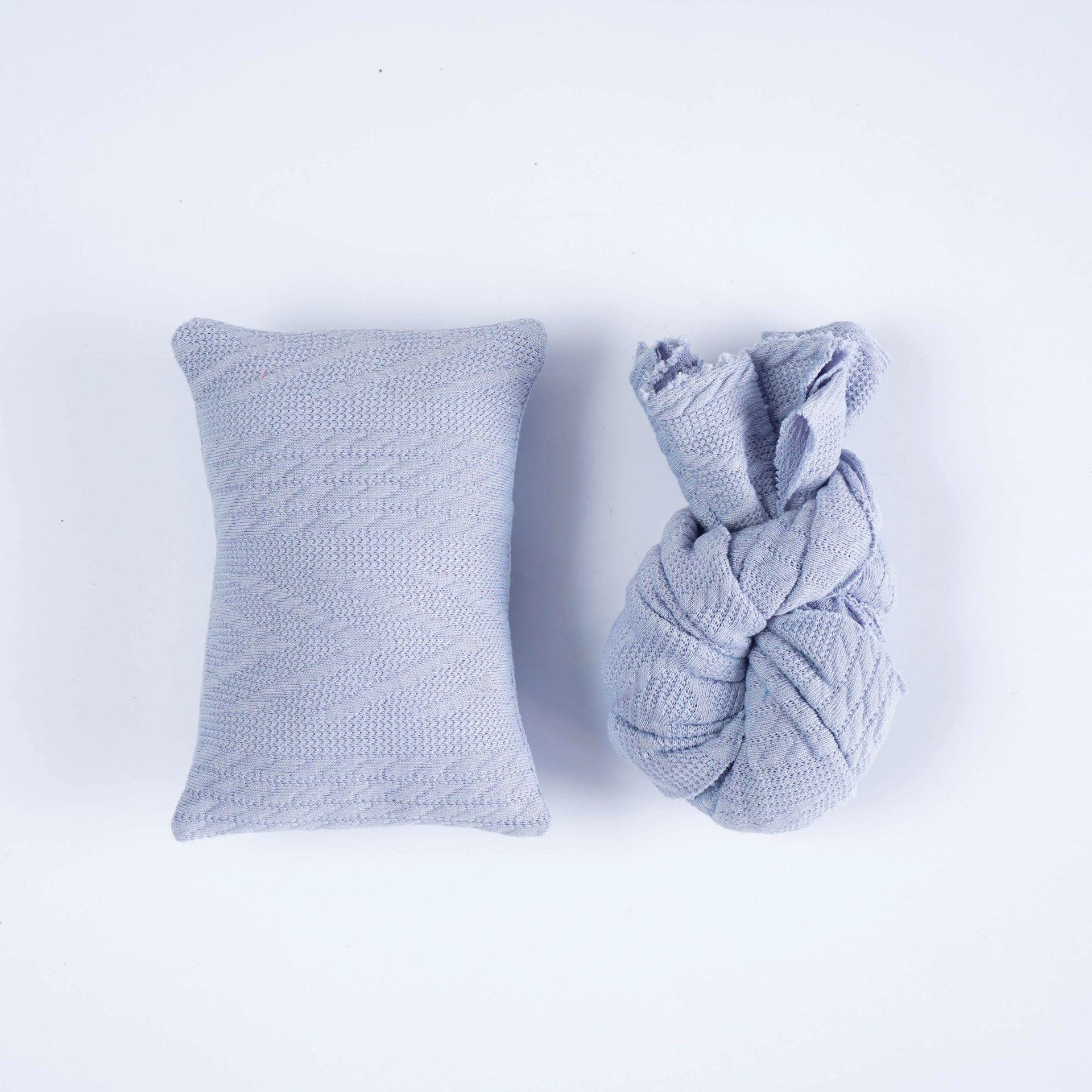 

Детская одежда для фотосъемки, новорожденный ребенок, фотография, накидка, вязаная подушка для фотосъемки baby голубой