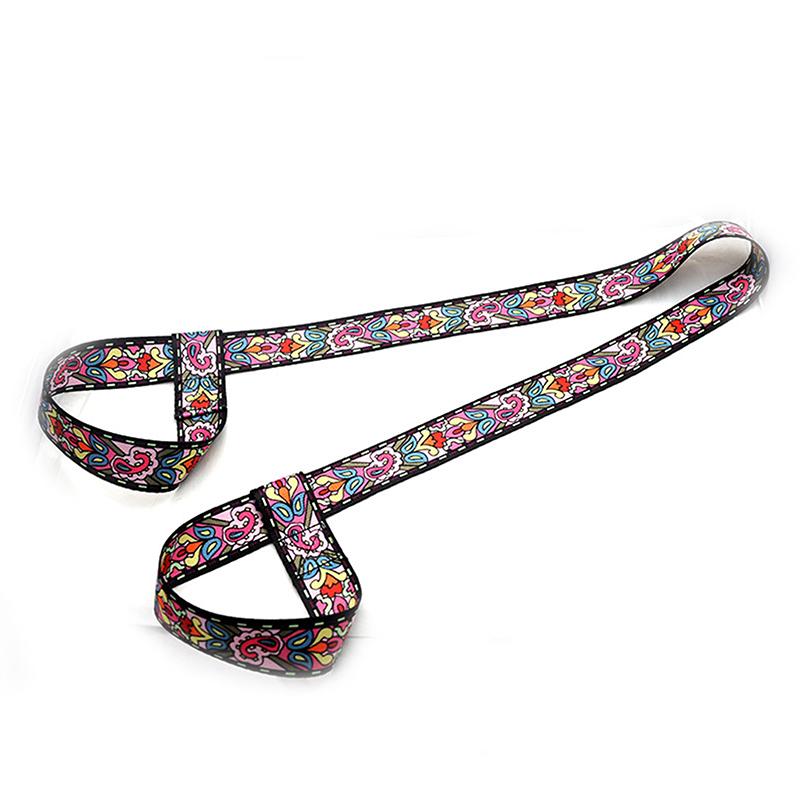 Yoga Mat Strap Belt Adjustable Sports Sling Shoulder Carry Strap Belt Exercise Stretch Fitness Equiment Elastic Yoga Belt