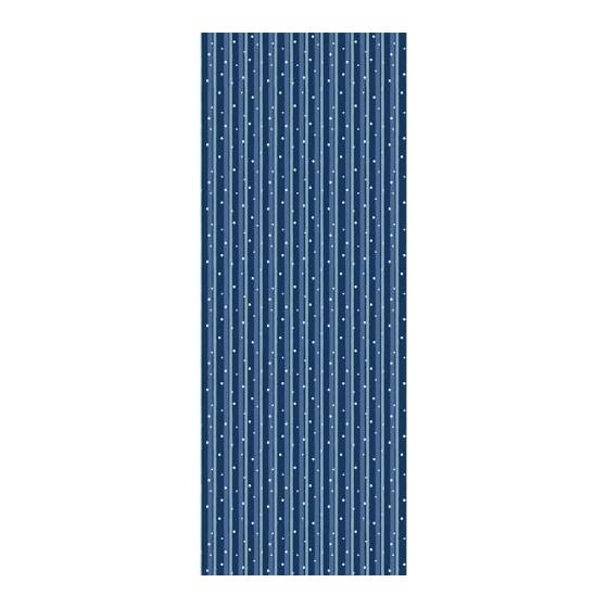 Hamamonyo Tenugui Towel - Arare-dama and Stripes Pattern, 100% Cotton, Approx. 34cm X 90cm, Dyed, Raw Edge