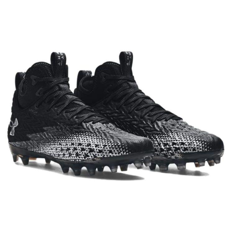 Under Armour Spotlight Clone 3.0 MC Pánské kopačky Černá/Metalická stříbrná 3026334-001
