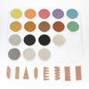 PanPastel 30817 Metallic Pearl Medium 17 Color Set & &