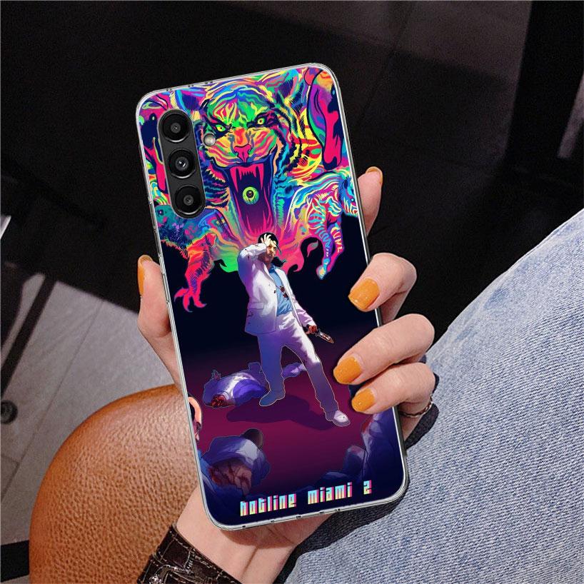Game Hotline Miami Phnoe Case for Samsung Galaxy A17 A37 A57 A16 A26 A36 A56 A15 A14 A13 A55 A54 A53 A35 A34 A33 A25 A24 A23 A52