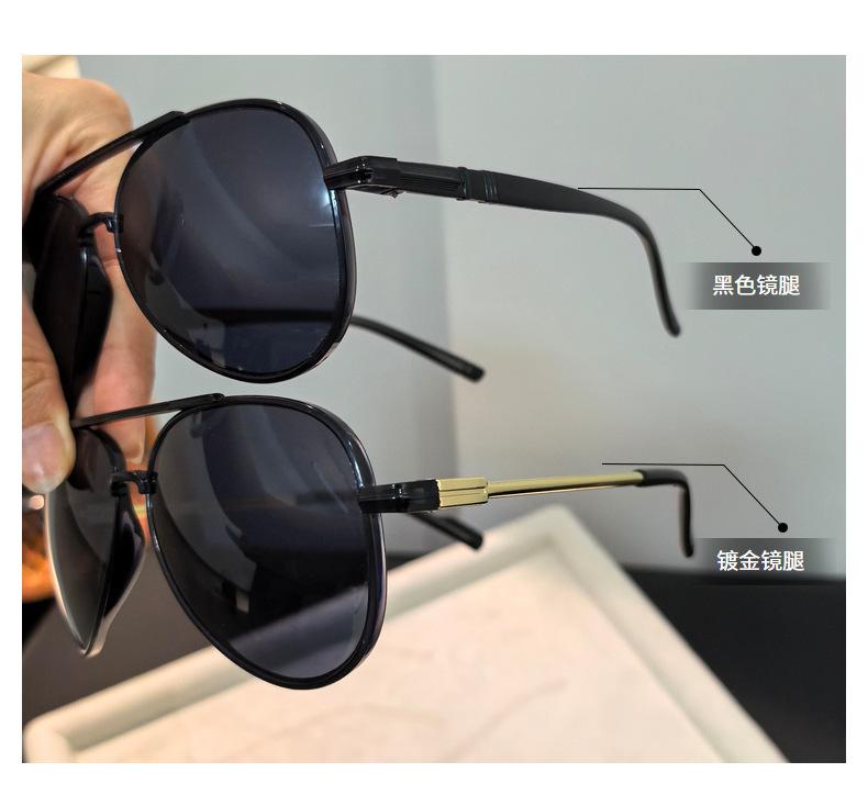 New Classic Sunglass For Men Aviator Oversized Frame Outdoor Sports Anti-Uv Driving Sunglasses Glasses Uv400 Eyewear