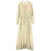 Ebure Made In Japan Long Sleeve Long Dress 36 White System Women Used