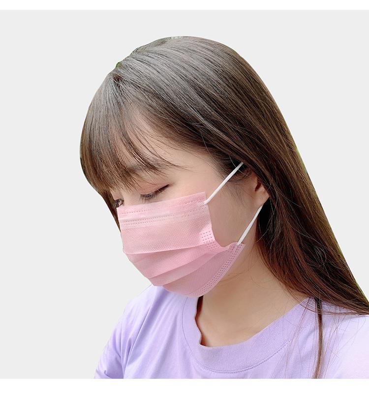 Disposable Breathable Summer Face Mask - Single and Double Layer, Black & White
