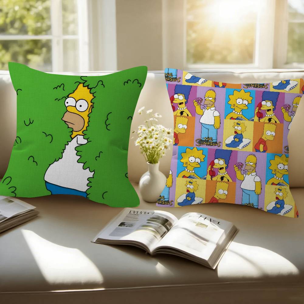 Cartoon The Movie SSimpsons Cushion Cover Decorative Pillow Sofa Home Decor Case Pillow Cases
