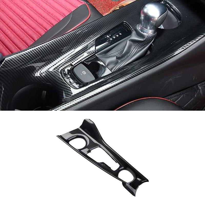 Car Center Control Gear Shift Panel Trim Frame For Toyota C-HR CHR IZOA 2018 Gear Decor Cover Sticker Accessories