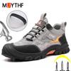 Men's Anti Smashing Anti Stabbing Safety Shoes Wear-resistant Construction Site Work Shoes Wear Resistant Indestructible Shoes