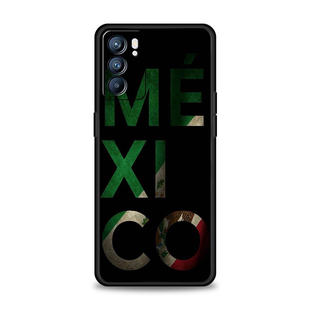 

Phone Case For Oppo Reno13 Reno12 Reno11 F Reno10 Pro A54 A53 A95 A76 A74 A57 A98 A80 A79 5G A78 4G Cover Mexico National flag Oppo Reno10