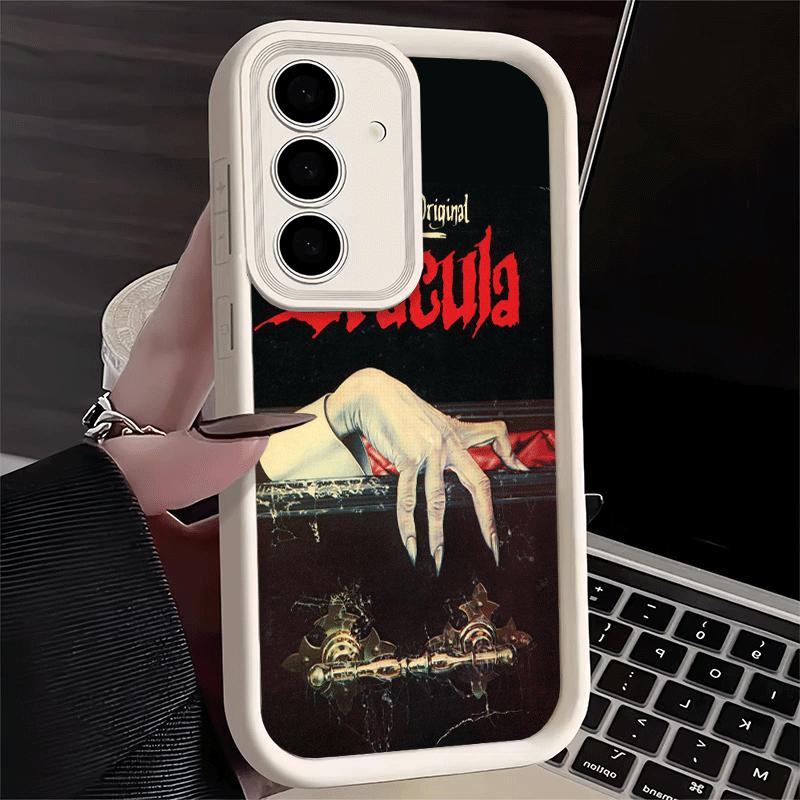 

Phone Case for Samsung Galaxy S26 S25 Ultra S24 FE Gothic Vampire Scarlet Art Shell S23 Plus S22 + S21 S20 5G Soft Silicone Fund Samsung S22 Ultra