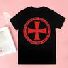 Medieval  Knights Templar T Shirts print O-Neck Short Sleeve Regular Mens Heigh Quality Men Hip-Hop t Shirt