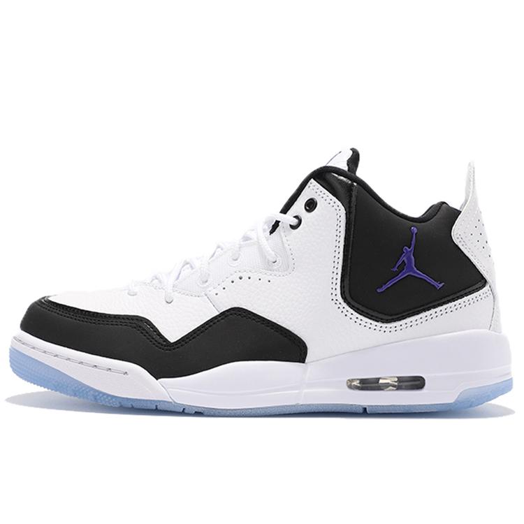 Jordan Courtside 23 Scenic Landscape Slip Resistant Mid top Vintage Basketball Shoes Unisex White AR1000-104(Team366-)