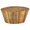VidaXL Coffee Table Ø65x31 Cm Solid Reclaimed Wood