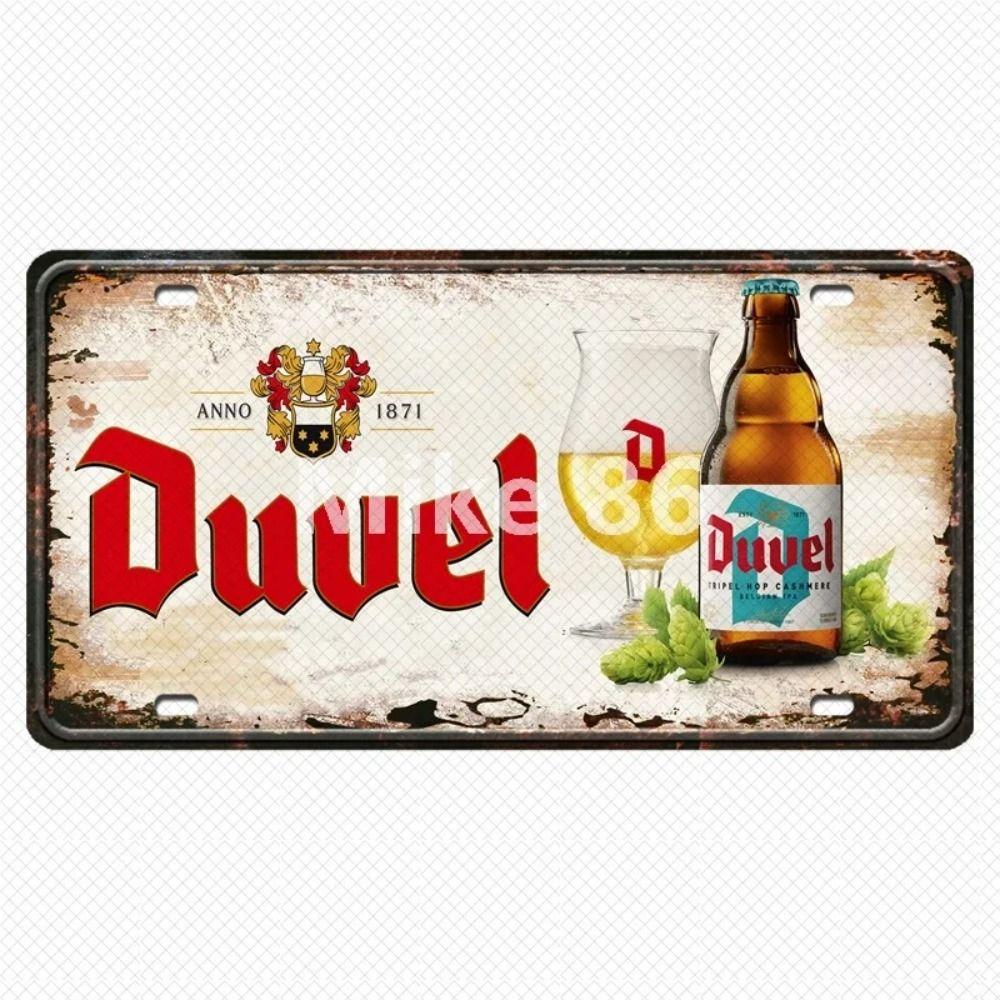 Ölplåtskylt Vintage Väggdekor 15x30cm