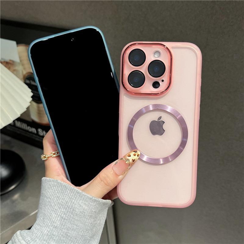Applicable To Transparent Set IPhone17Promax Full inclusive Mobile Phone Case Charming Eye Magnetic 1415 Apple 16 New Silicone