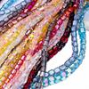 8mm Glass Column Beads Crystal Barrel Faceted Loose Spacer Craft Beads for Bracelet Necklace Earring Wind Chime Jewelry Making