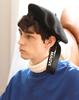 Mobeu Logo Ribbon Beret (Black)