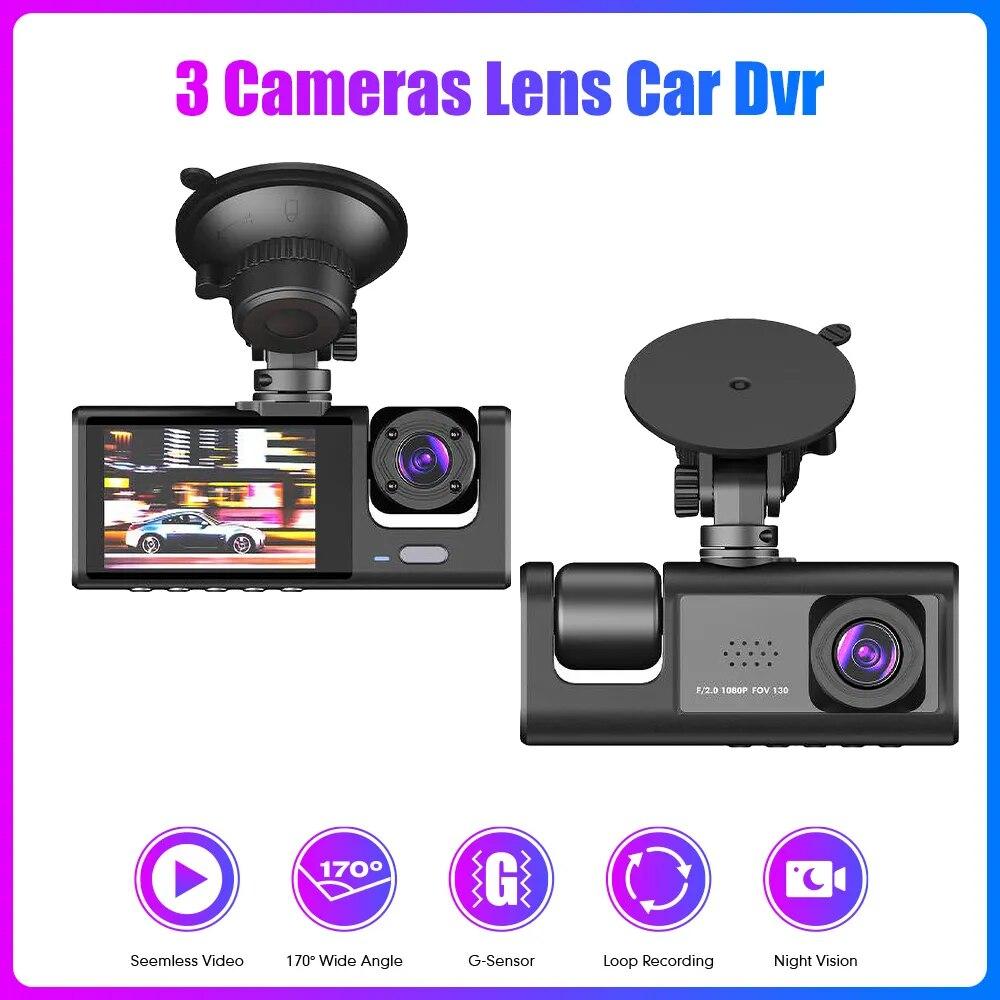 Auto DVR HD 1080P Palubní kamera IPS Videorekordér Cyklus Palubní kamera Zrcadlo Řídicí rekordér Noční vidění