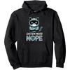Funny Robotics Engineer Design Nope the Grumpy Robot Cat Hoodie