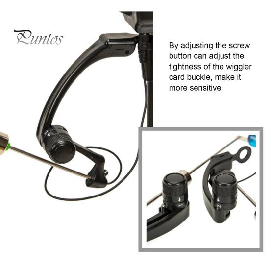 Swinger-Bissanzeiger für das Angeln im Freien, verstellbares Design, kompakte Größe, tragbar, beleuchteter Swinger, Karpfenangelzubehör