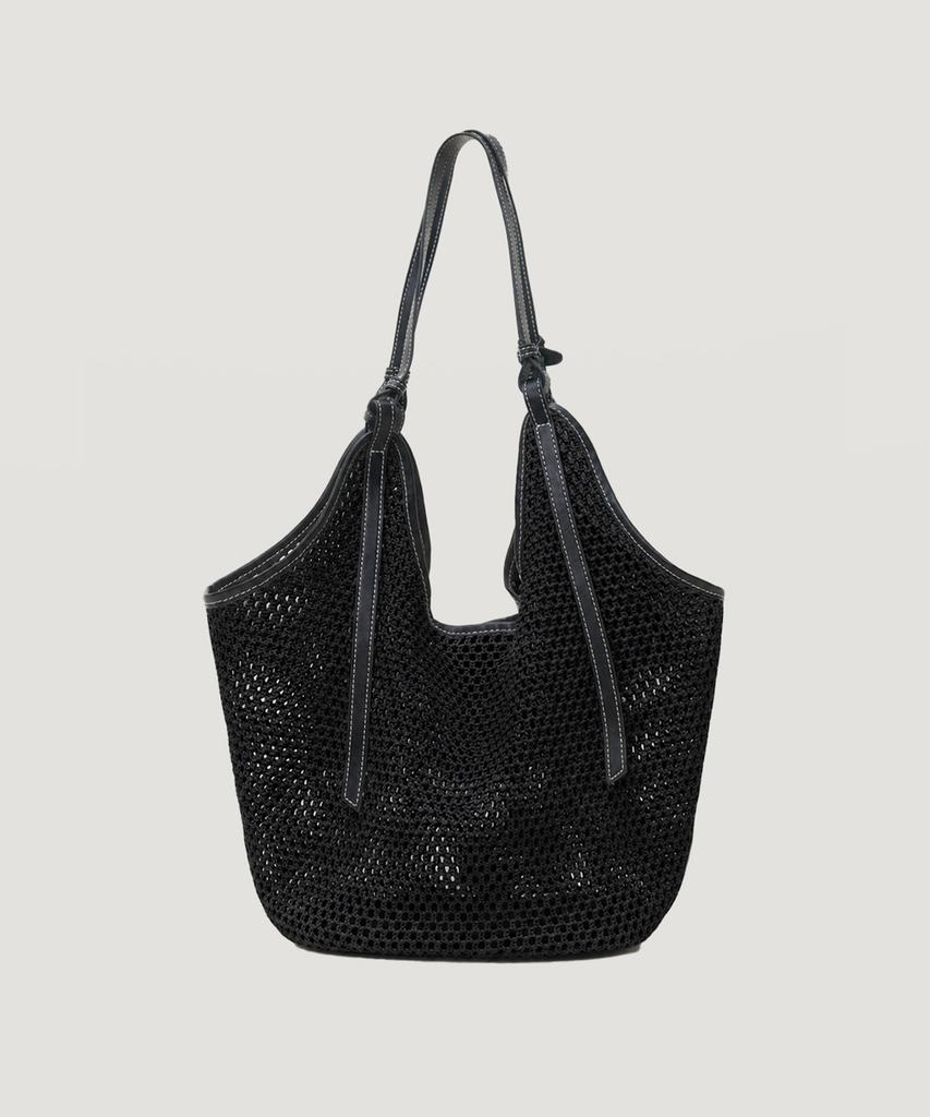 Talli [Coin Purse Set] Low Koi Basket Bag_Black