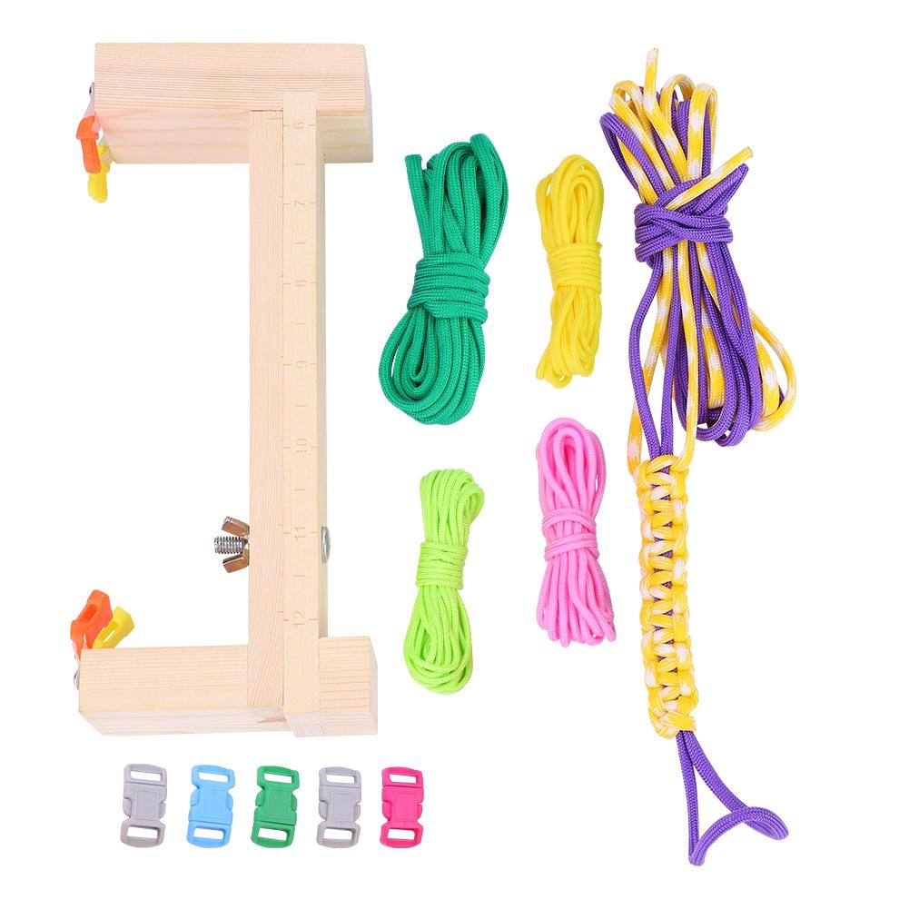 Jig Holz Paracord Armband Maker Fallschirmschnur Armband Maker DIY Handwerkzeug