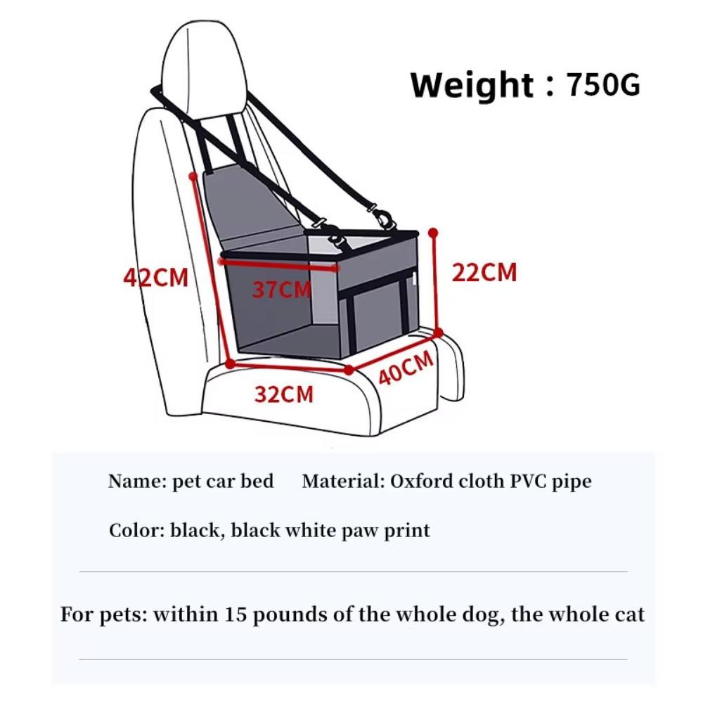 Pet Car Carrier Seat Bag Waterproof Basket High Quality Carriers Bags for Cat Dogs Safety Travelling Mesh Bag Pets Products