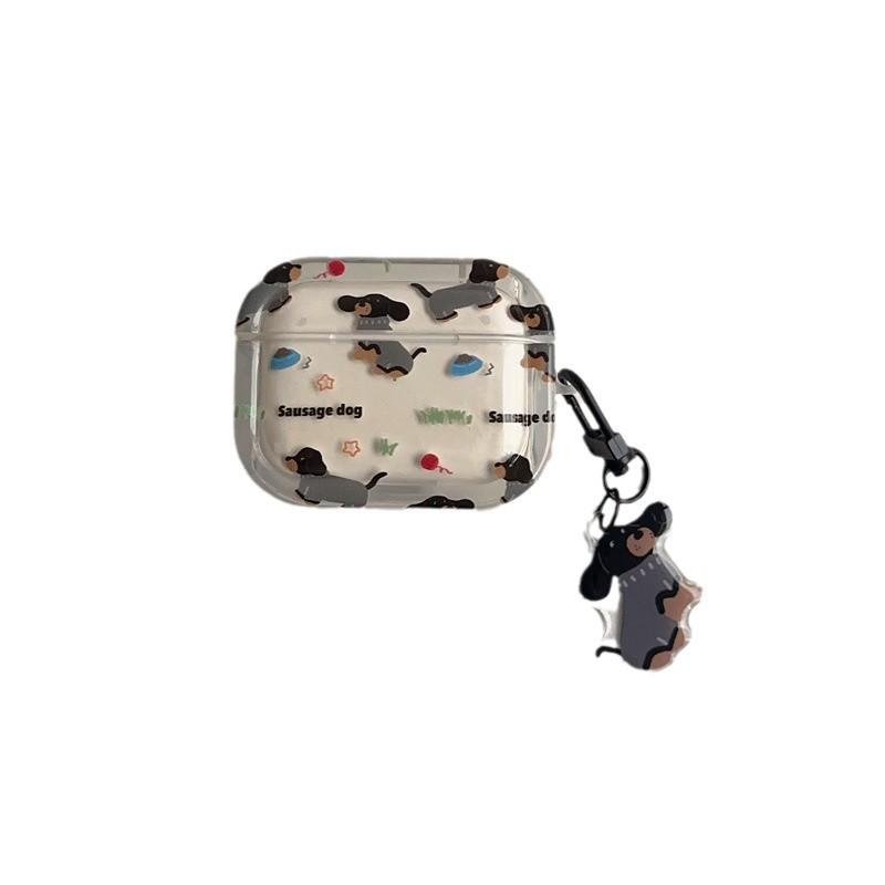 Applicable Apple AirPods 1/1/1/1 generation pro1 bluetooth wireless headset cover cartoon sweater dachshund