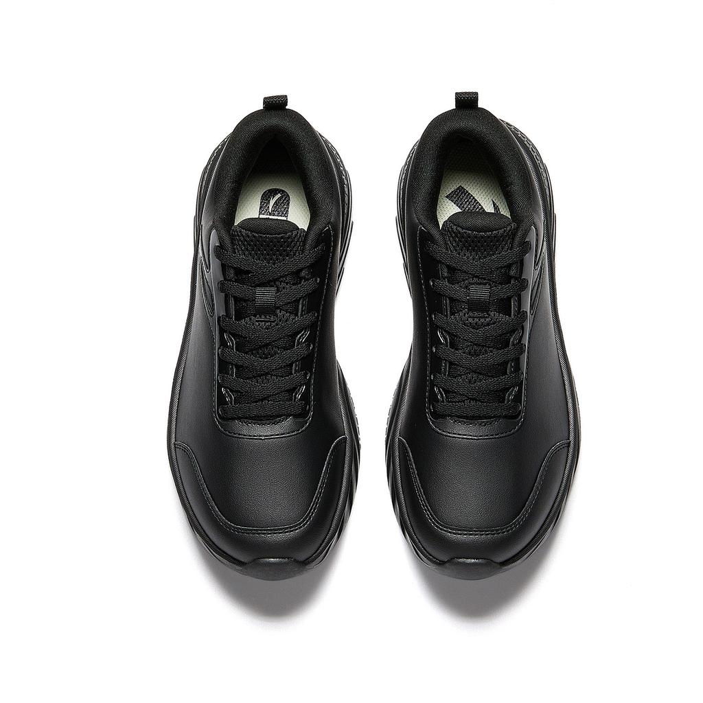 Anta Textile, Synthetic Leather Cushioning, Wear Resistant Low top Training Shoes Women's Basic Black 922517752-5