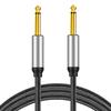 Guitar Instrument Cable Gold-plated Audio Stereo Cable Nylon Braid TRS Connector Low Noise Resistance for Multimedia Speakers