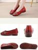 Johnature Versatile Flat Sandals Ethnic Style Genuine Leather Soft Sole Hollow Breathable Women's Shoes