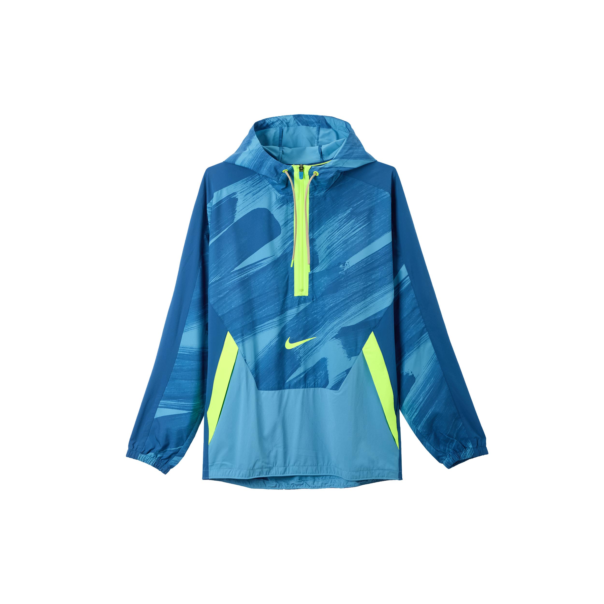 Куртки Nike Мужские Синие С капюшоном Умеренные Прочие DD1724-476 M