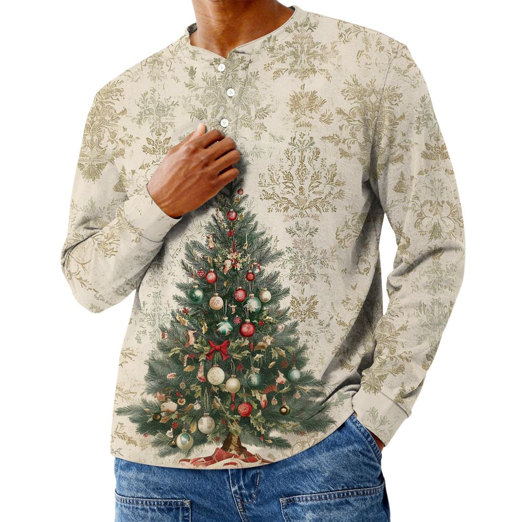 Men's Casual Oversized Button-Down Shirt With Long Sleeves