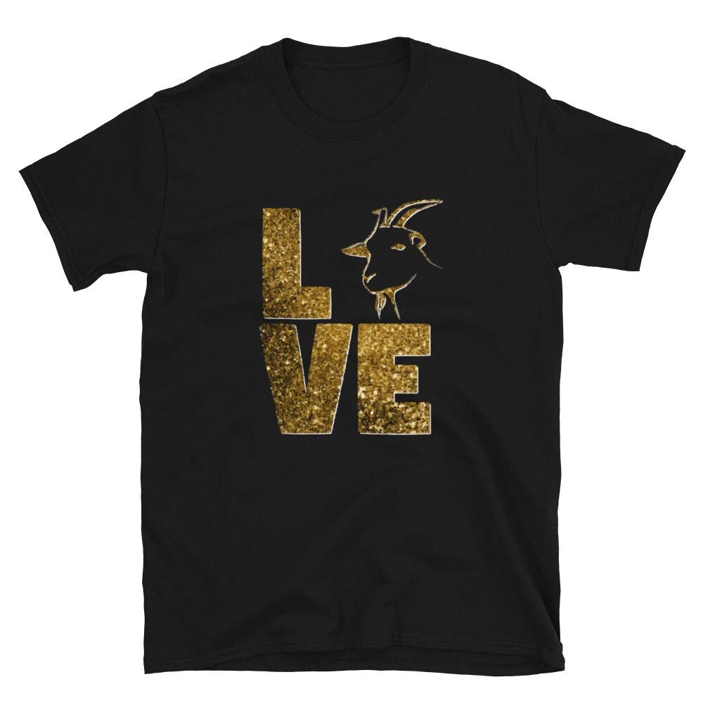 Love Goat Funny Goat Animal T-Shirt XL