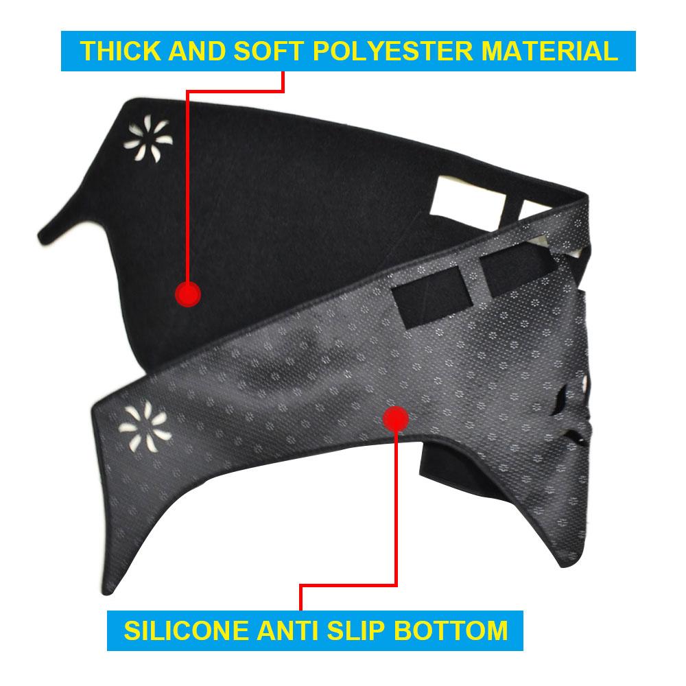 For Hyundai Santa Fe 2019 2020-2025 (Without HUD)Car Dashboard Cover Mat Pad Anti-Glare Dashmat Sunshield Carpet Accessories