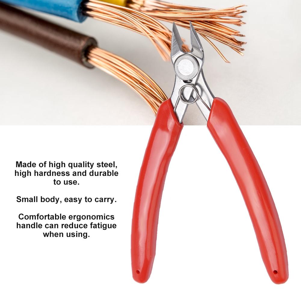 107F1 Electronic Diagonal Pliers Cable Side Cutting Nippers Wire Cutter Hand Tool L