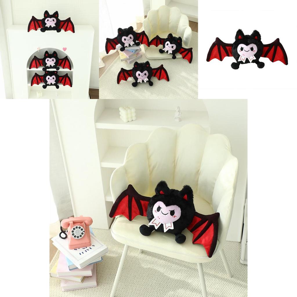 Bat Plush Toy Halloween Costume Character Roleplay Soft Doll For Kids And Adults